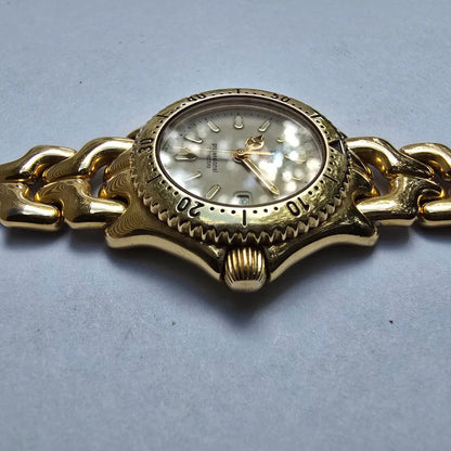 Teg Heuer Professional 200 Watch Women 29mm Cream Dial Gold Tone S94.015 PARTS6