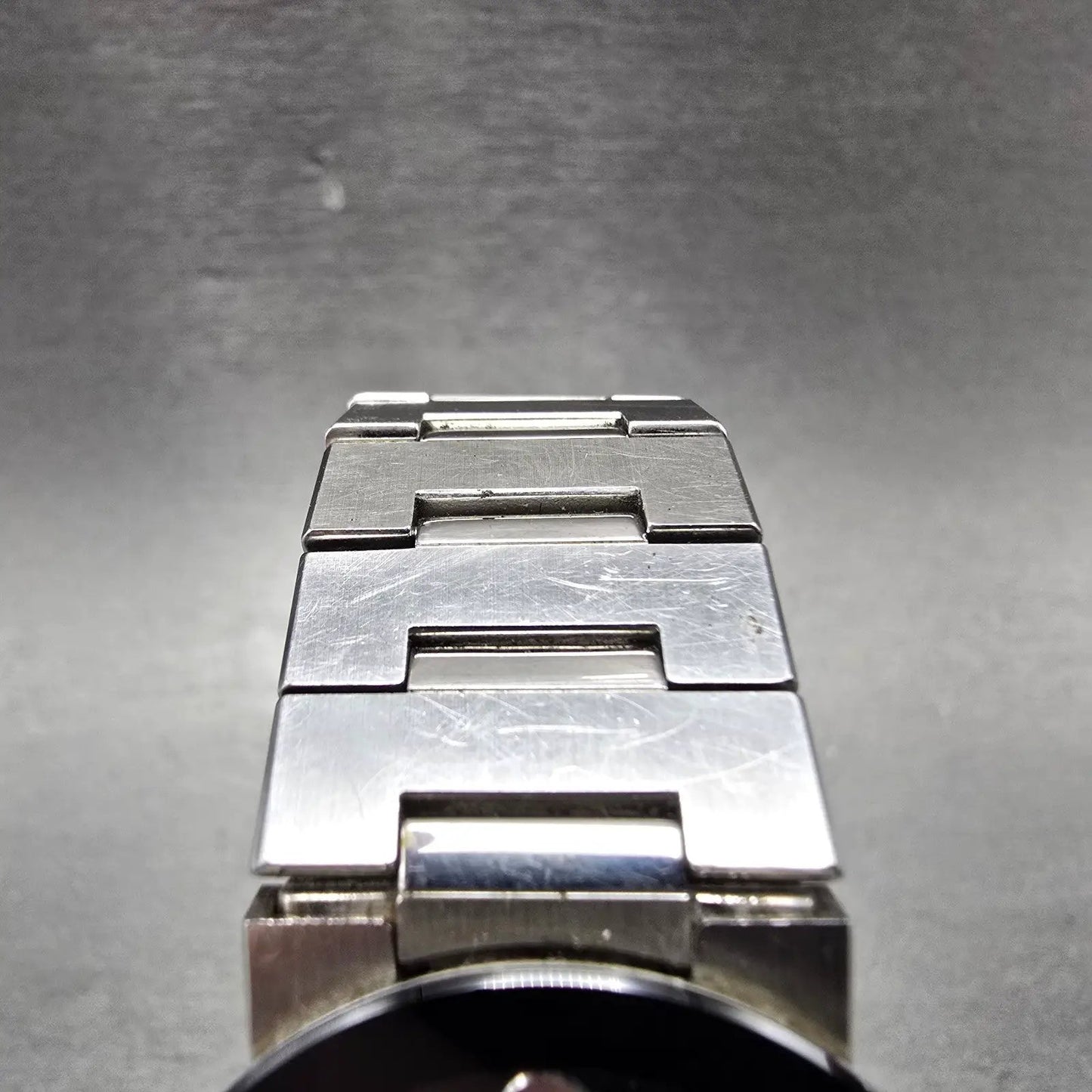 Movado Safiro Watch Men 31mm Black Dial Silver Tone Round 99.C6.877 New Battery4