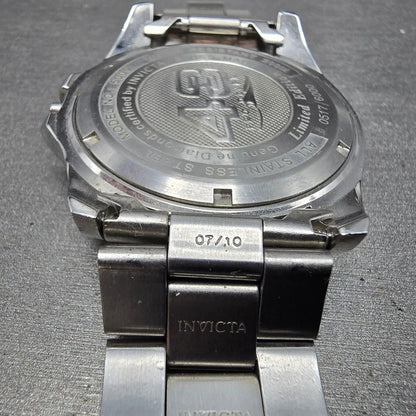 Invicta Pro Diver Watch Men 43mm MOP Dial Silver Tone Date 5009 PARTS NO CROWN14