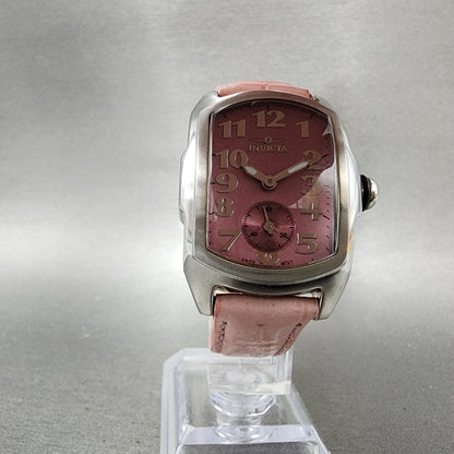 Inivcta Baby Lupah Watch Women 29mm Pink Dial Steel Rectangle 2152 New Battery5
