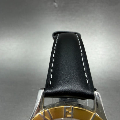 Fendi Watch Men 36mm White Dial Two Tone Date Round 2500G New Battery4