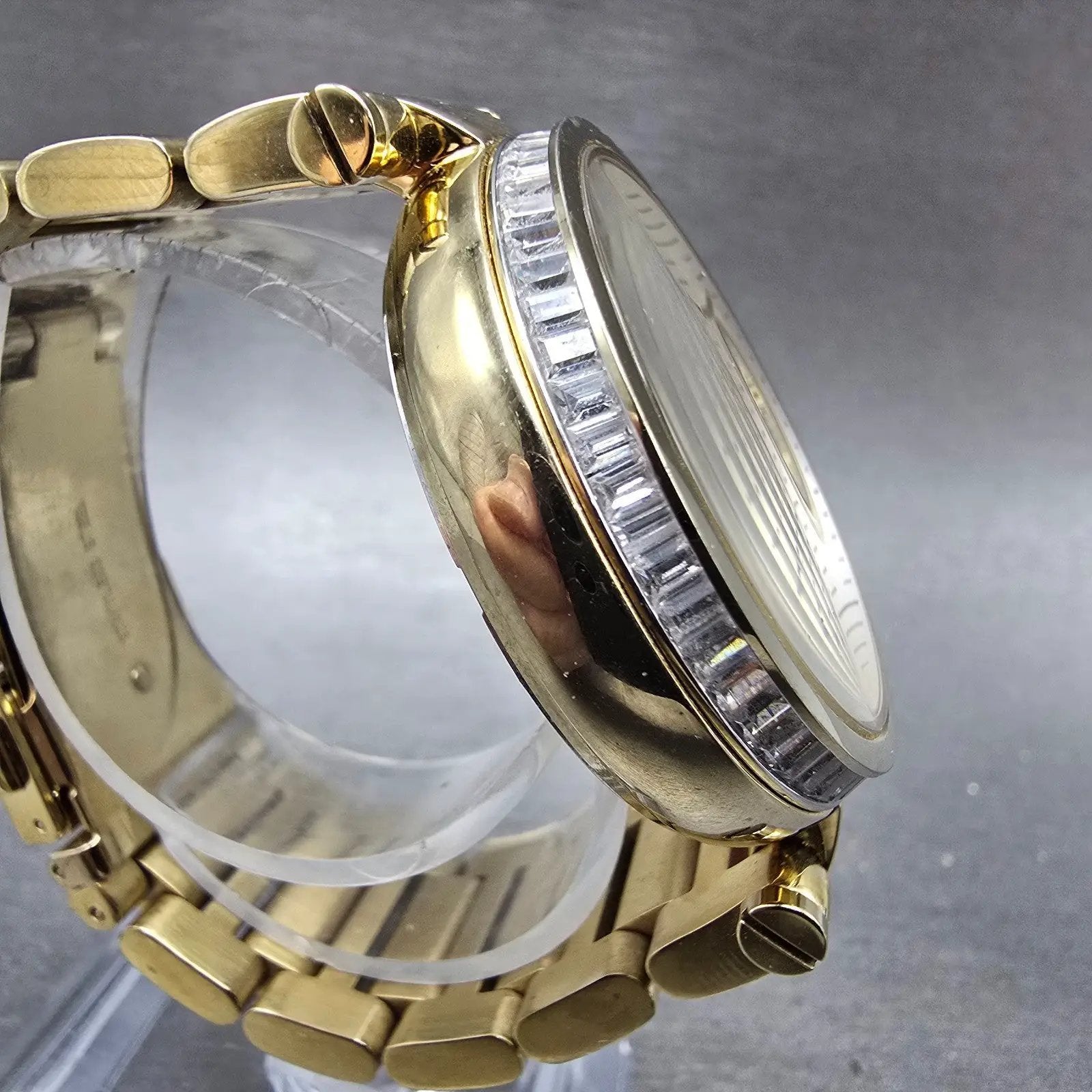 Michael Kors Skyler Watch Women 41mm Champagne Dial Gold Tone MK-5867 New Batt3