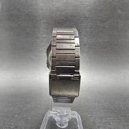 Casio WL-50 Watch Men 32mm Silver Alarm Chronograph Solar Digital PARTS Vintage9