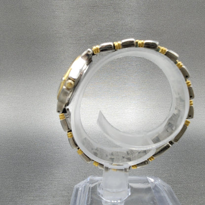 Bulova Watch Women 24mm MOP Dial Two Tone Round Bracelet 98L56 New Battery6