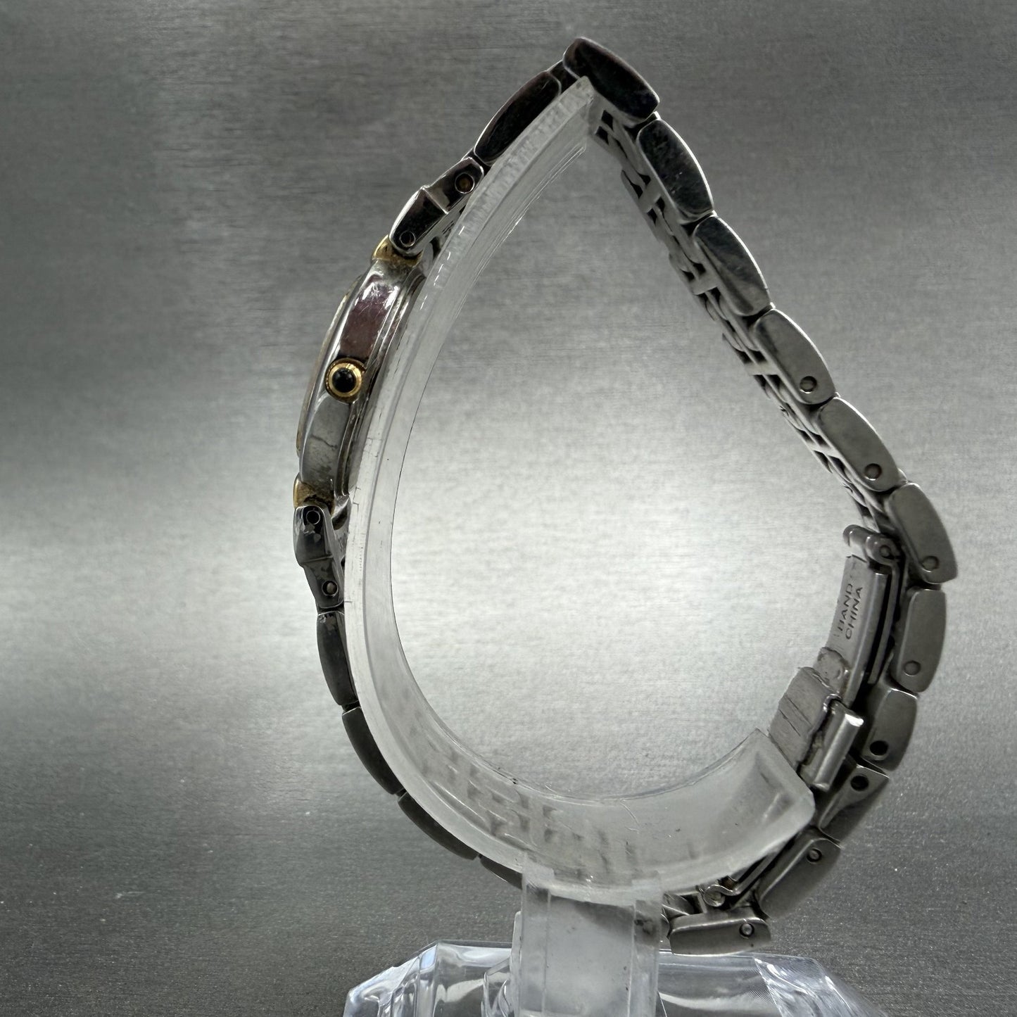 Seiko Watch Women 20mm MOP Dial Two Tone Round Bracelet 1N00-0GR0 New Battery6