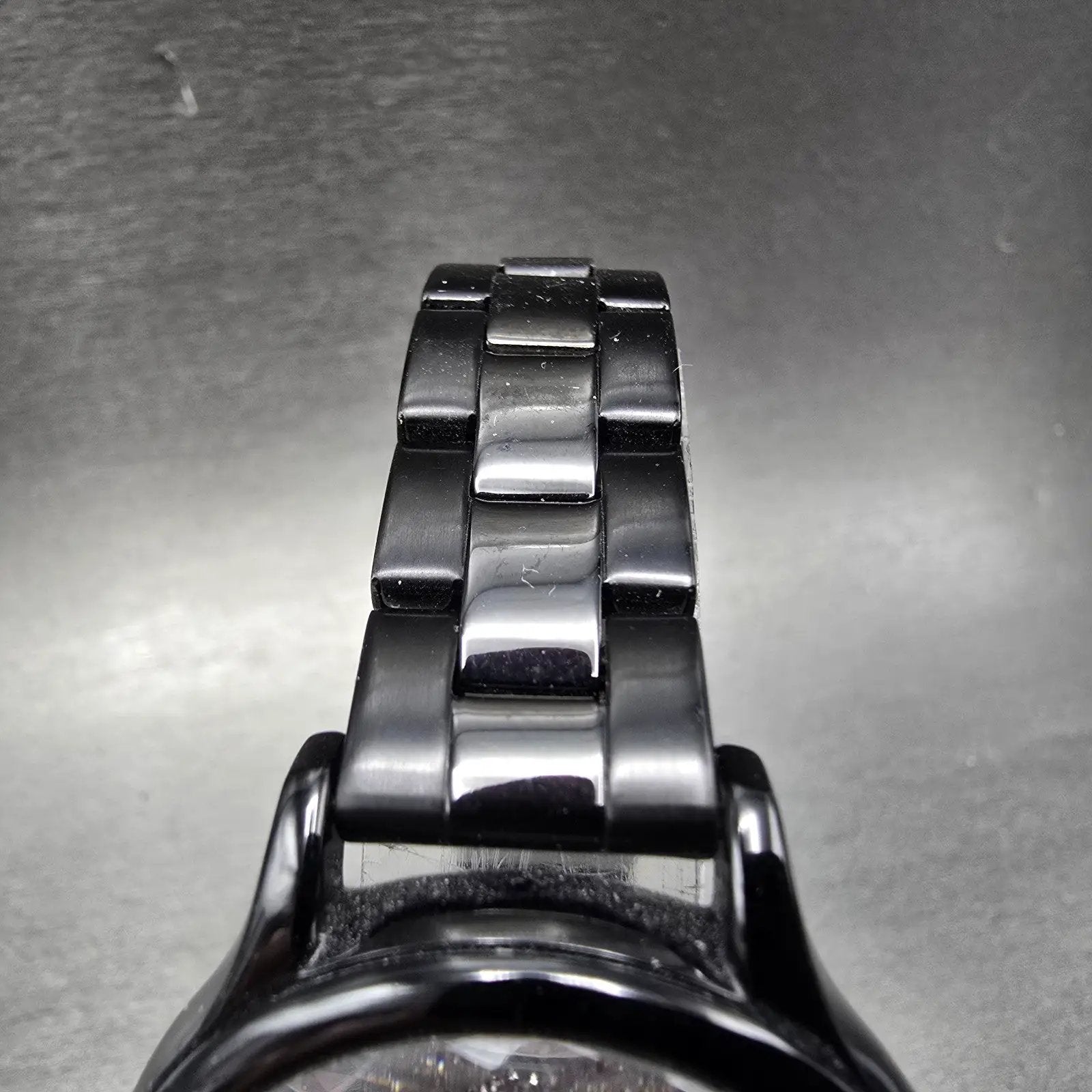 Fossil Watch Women 34mm Silver Dial Black Tone Round BQ3432 New Battery4