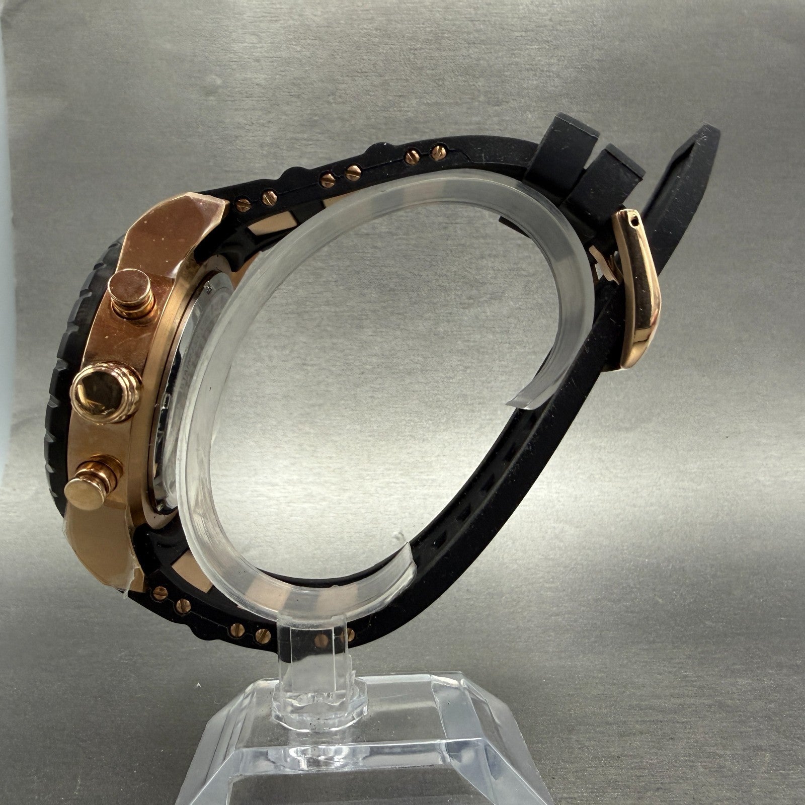 Invicta Pro Diver Chrono Watch Men 50mm Rose Gold Dial Rose Gold Tone New Batt6