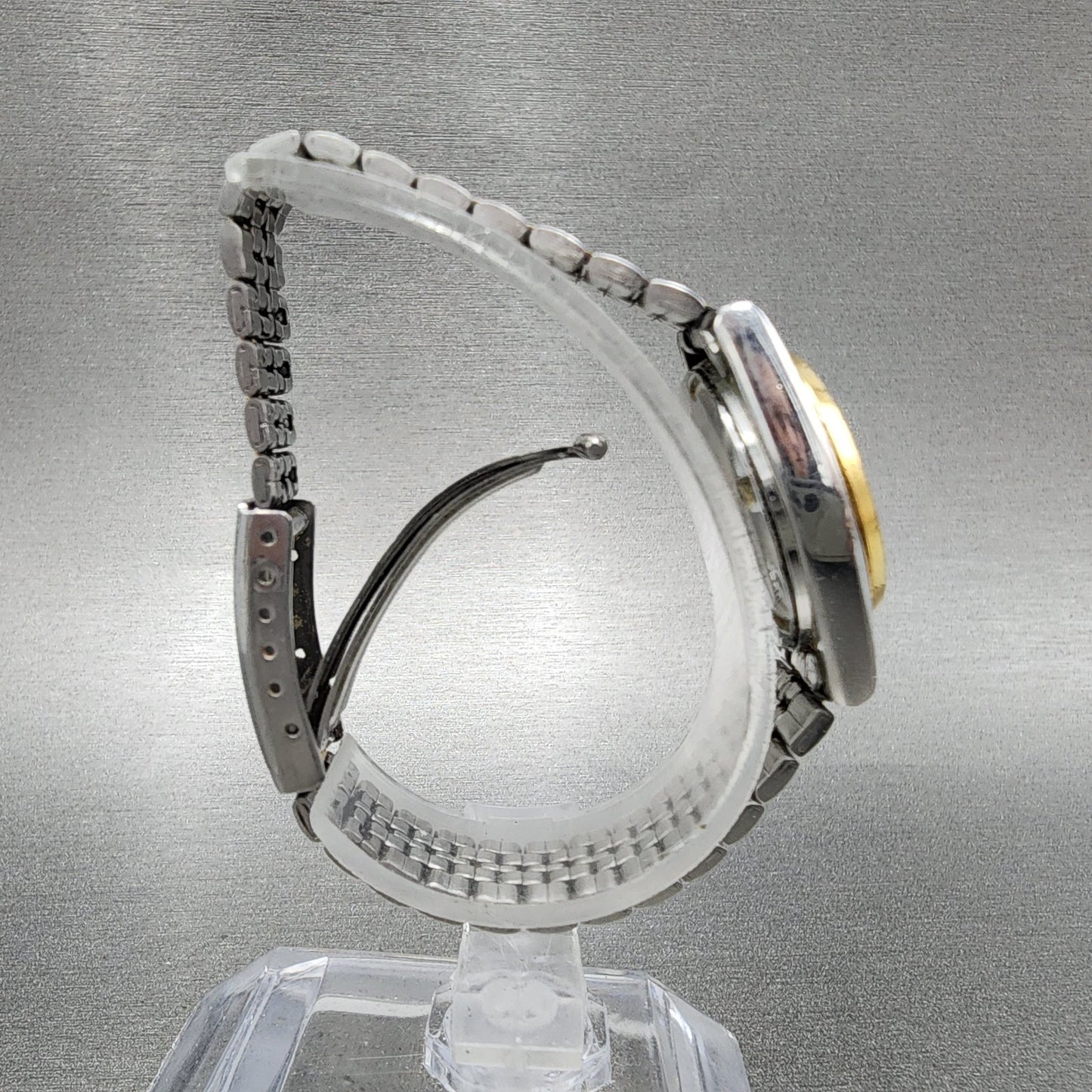Seiko Watch Women 25mm White Dial Two Tone Daydate 7n430011 Round New Battery8