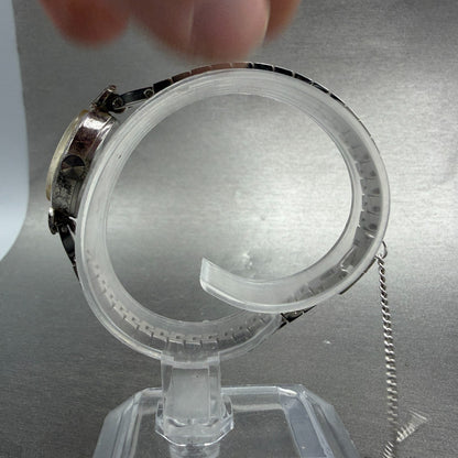 Seiko Watch Women 15mm Silver Dial Silver Tone Oval Manual 11-7430 Runs Vintage6