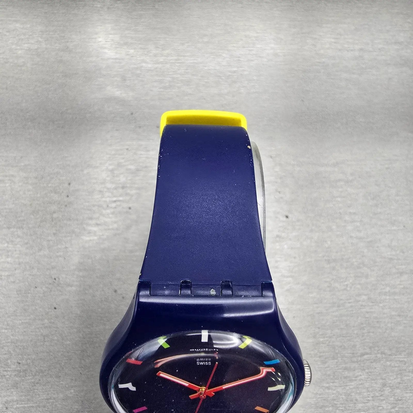 Swatch SPICE IT UP Watch Men 41mm Blue Dial Blue Tone Round SUOZ261 New Battery4