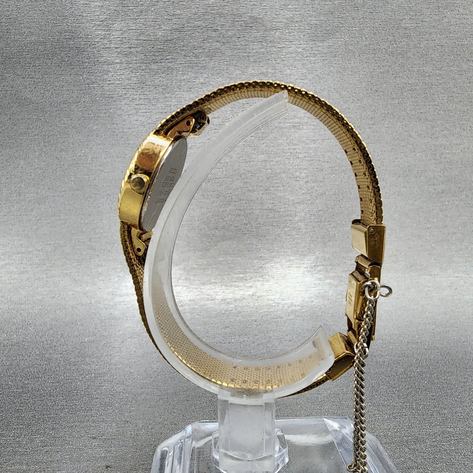 Seiko Watch Women 20mm Champagne Dial Gold Tone Round 2y000330 New Battery6