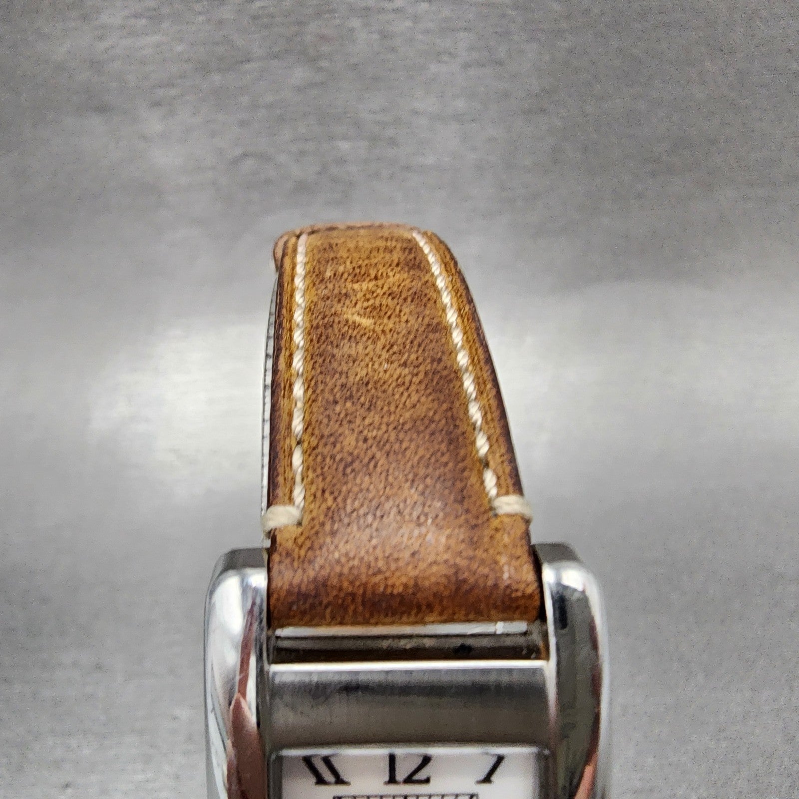 Coach Lexington Tank Watch Women 23mm MOP Dial Silver Tone Rectangle New Battery4