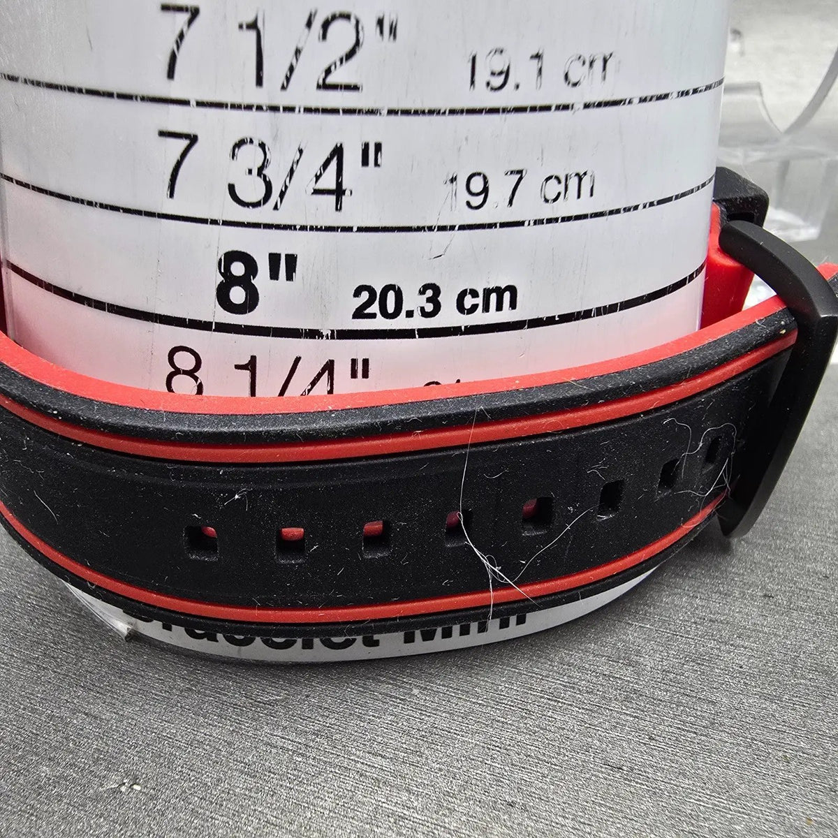 Chronologia Watch Men 45mm Black Dial Black Red Date Round New Battery10