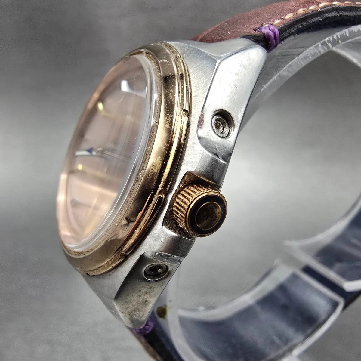 Paul Smith Watch Women 31mm Rose Dial Two Tone Atomic Round PARTS H336-S0846443