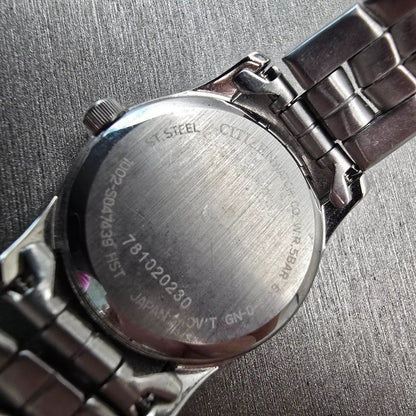 Citizen Watch Women 25mm Silver Dial Silver Tone Daydate 1002-S047439 New Batt10