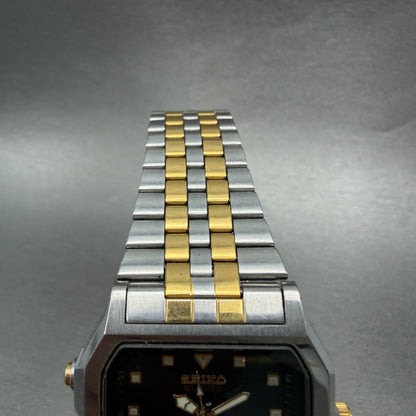 Seiko Sports 150 Analog Digital Watch Men 34mm Black Dial Two Tone New Battery4