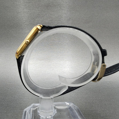 Seiko Tank Watch Women 20mm White Dial Gold Tone Rectangle 2Y015B09 New Battery6