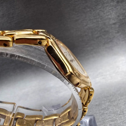 Seiko Watch Women 22mm White Dial Gold Tone Oval 1N01-6E90 New Battery Vintage3