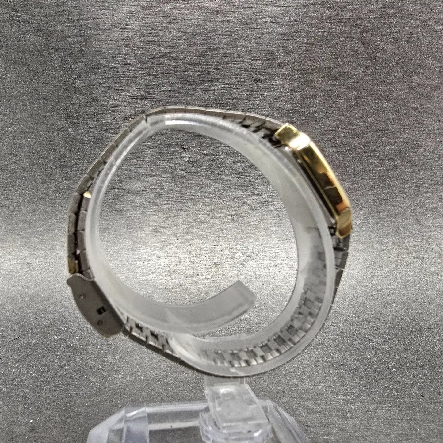 Junghans Noblesse Watch Women 19mm Silver Dial Gold Tone Rectangle New Battery8