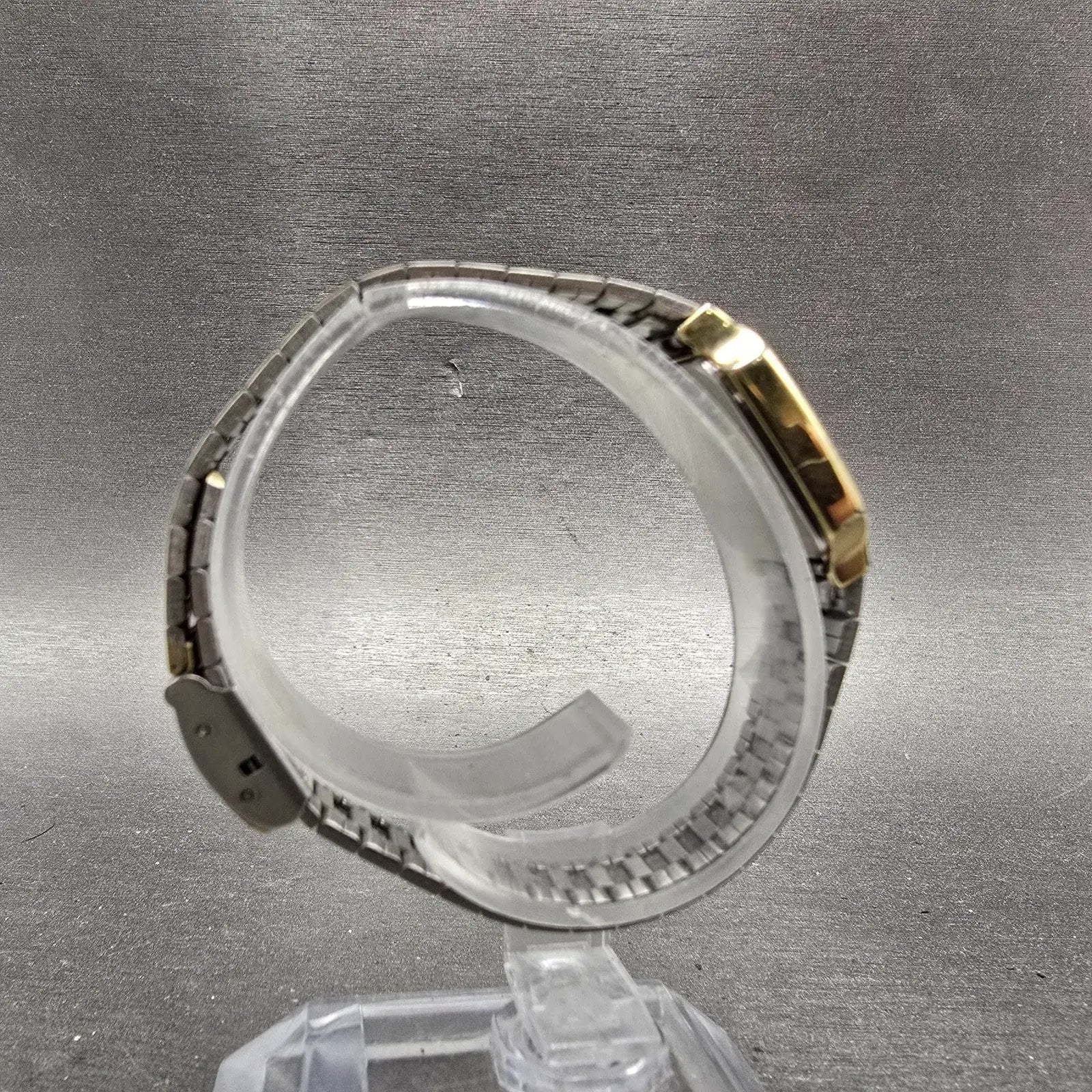 Junghans Noblesse Watch Women 19mm Silver Dial Gold Tone Rectangle New Battery8