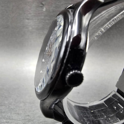 Fossil Watch Women 34mm Silver Dial Black Tone Round BQ3432 New Battery2