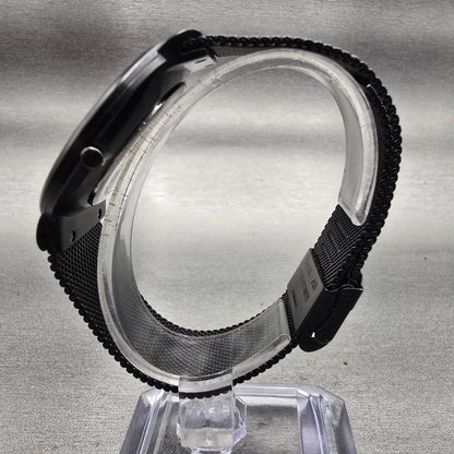 Skagen Watch Men 40mm Black Dial Black Tone Date Round SKW6053 New Battery6