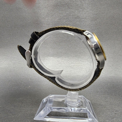 Eddie Bauer Watch Women 28mm Gray Dial Two Tone Rectangle 0922 New Battery7