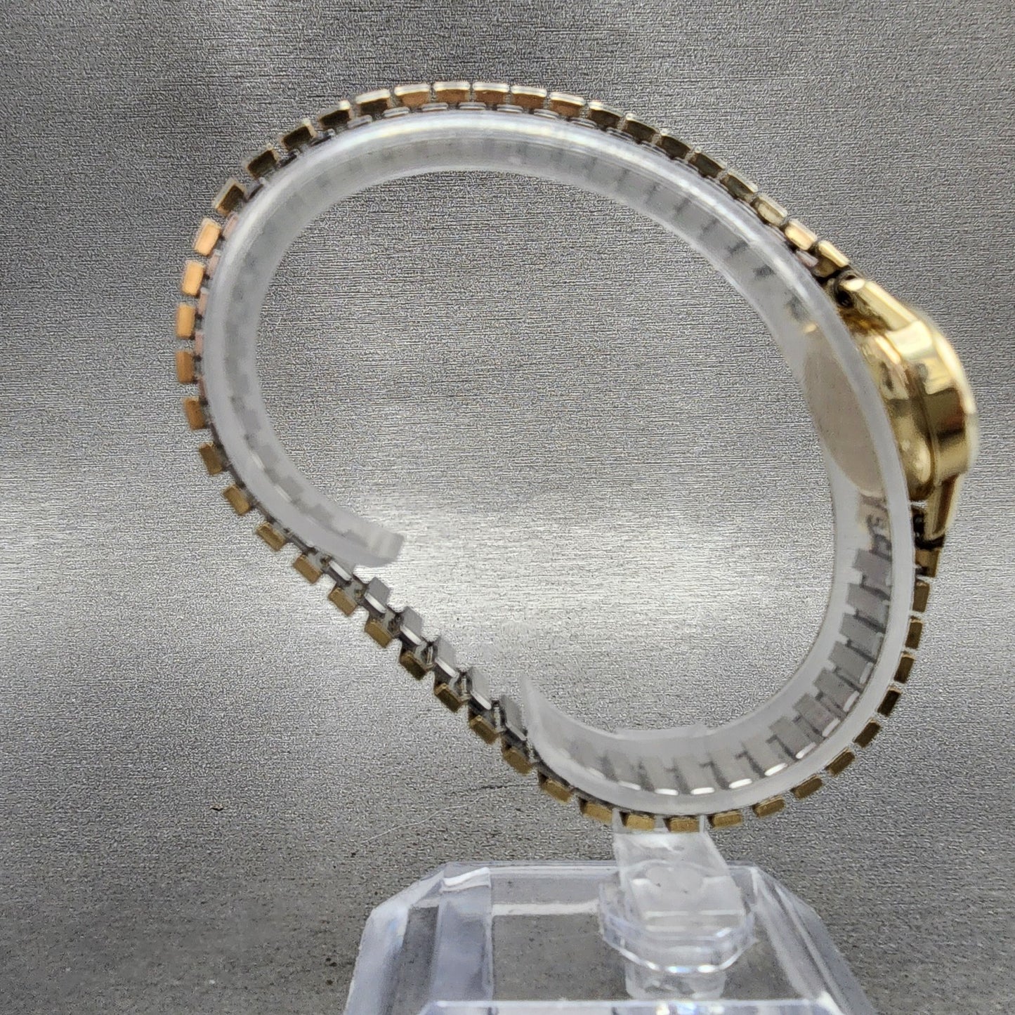 Omega De Ville Watch Women 20mm Gold Dial 10K Gold Filled Round 5910040 New bat8