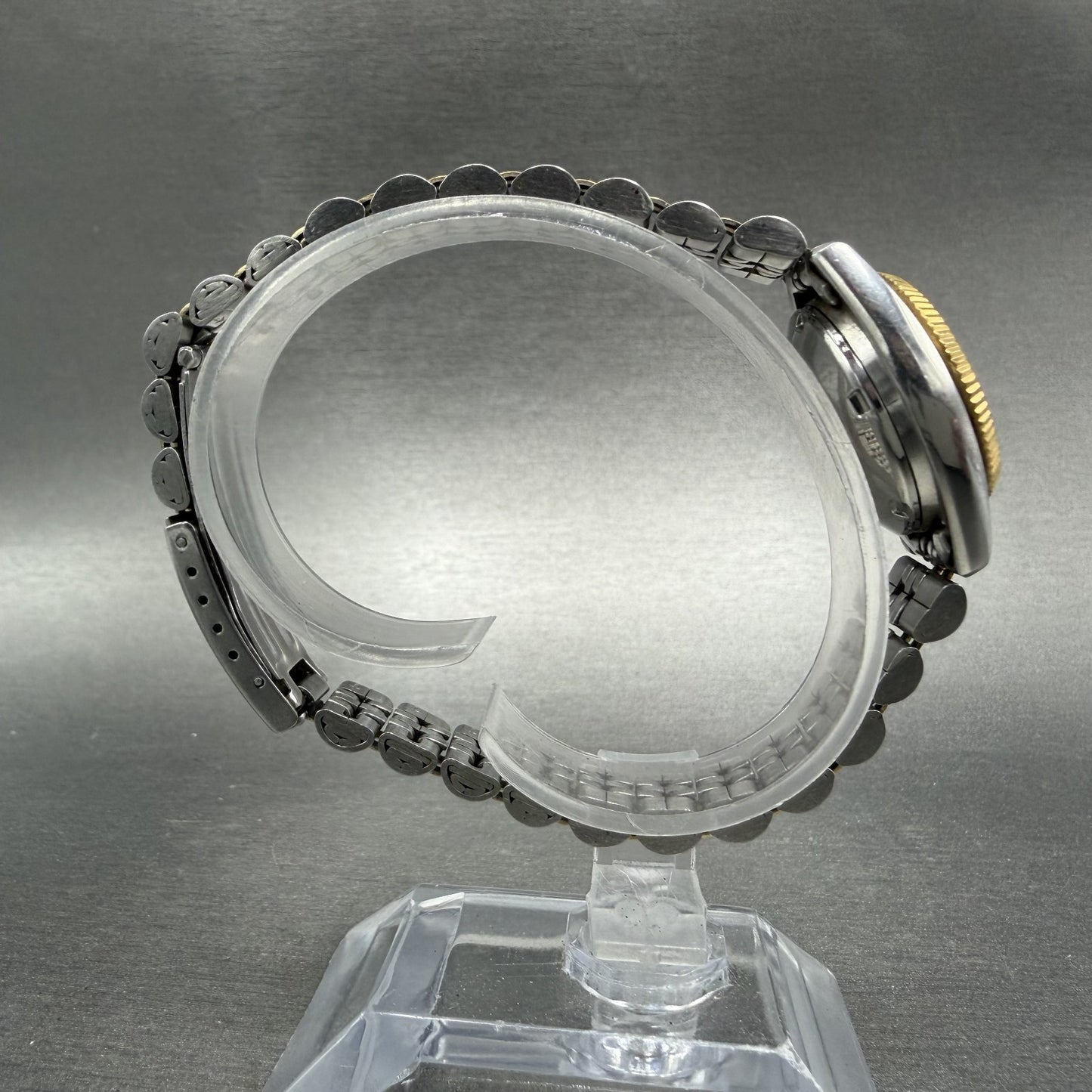 Seiko Automatic Watch Women 25mm Silver Dial Two Tone Daydate 4206-0519 PARTS7