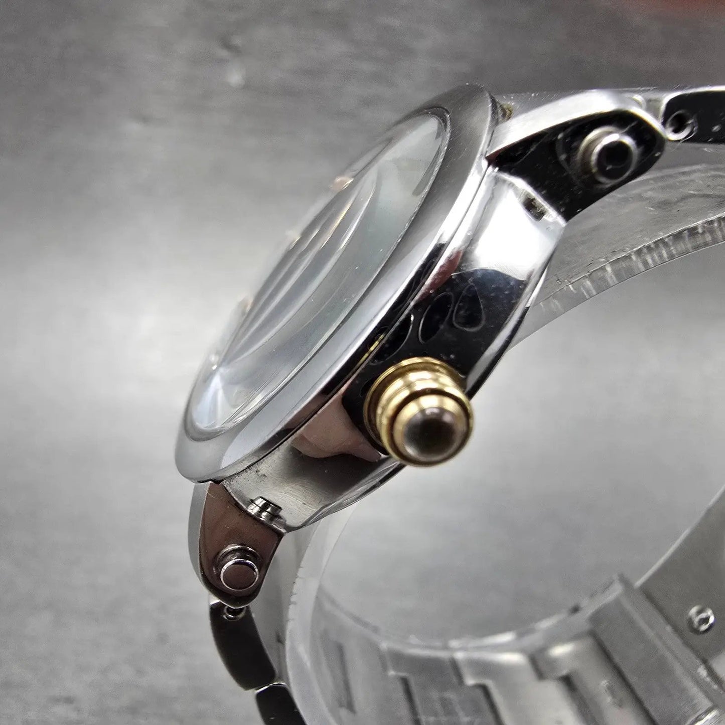 Citizen INED Watch Women 29mm MOP Dial Two Tone Daydate Round Solar Runs2