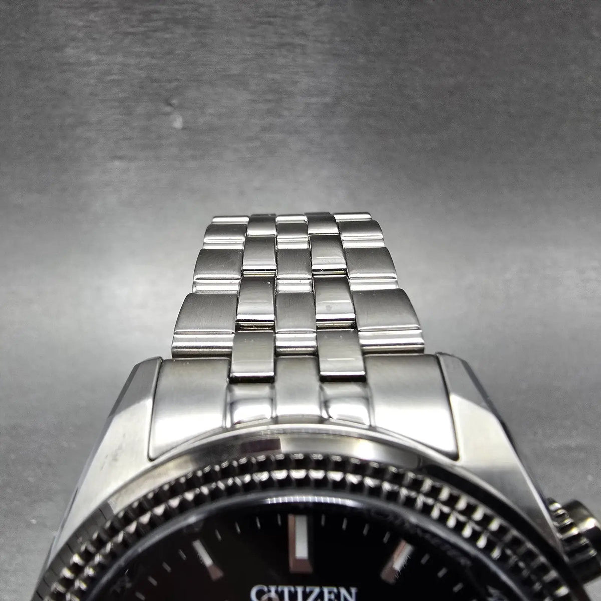Citizen Eco-Drive Chronograph Watch Men 45mm Black Dial Steel Perpetual Calendar4