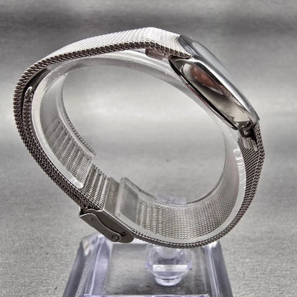 Skagen Watch Women 26mm White Dial Silver Tone Round 589SSS New Battery8
