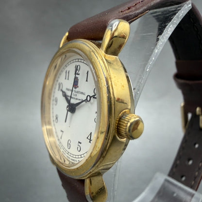 Citizen Watch Women 25mm Cream Dial Gold Tone Round 1032-A43671 New Battery ABC2