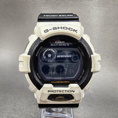 Casio GShock GWX8900B Watch Men 53mm Digital White Black Solar Atomic Works0