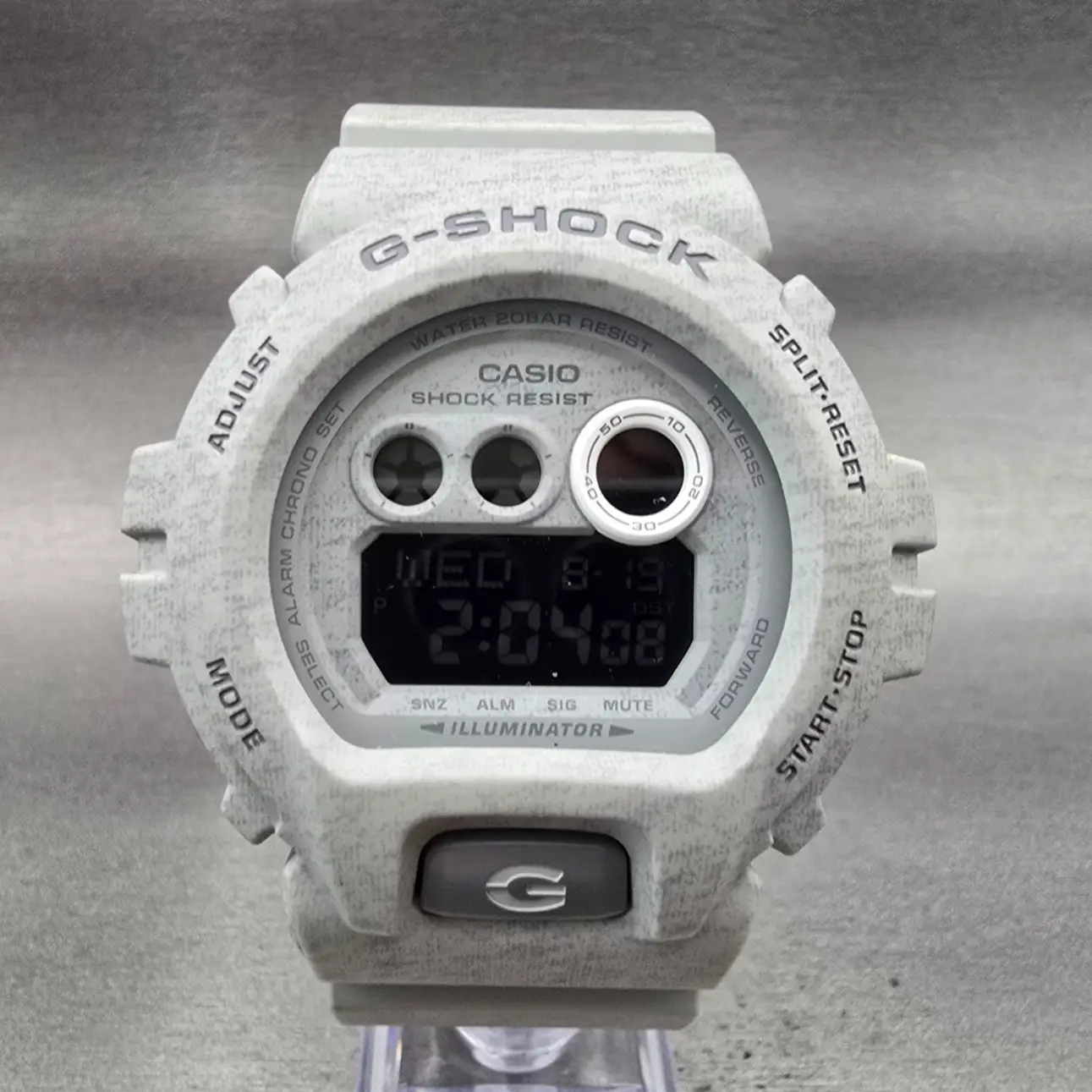Casio G-Shock GD-X6900HT Watch Men 54mm Gray Dial Gray Chrono Alarm New Battery0