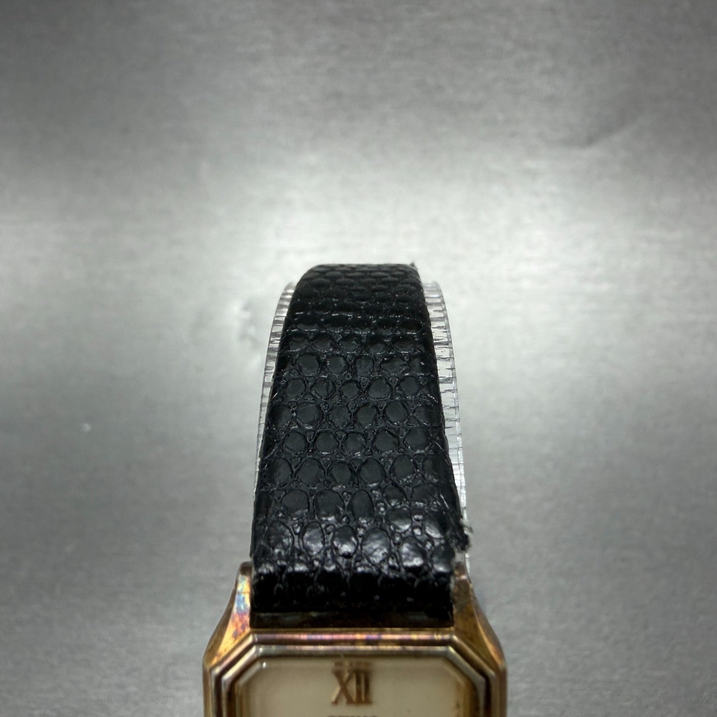 Seiko tank Watch Women 19mm Cream Dial Gold Tone Rectangle 1400-8030 New Battery4