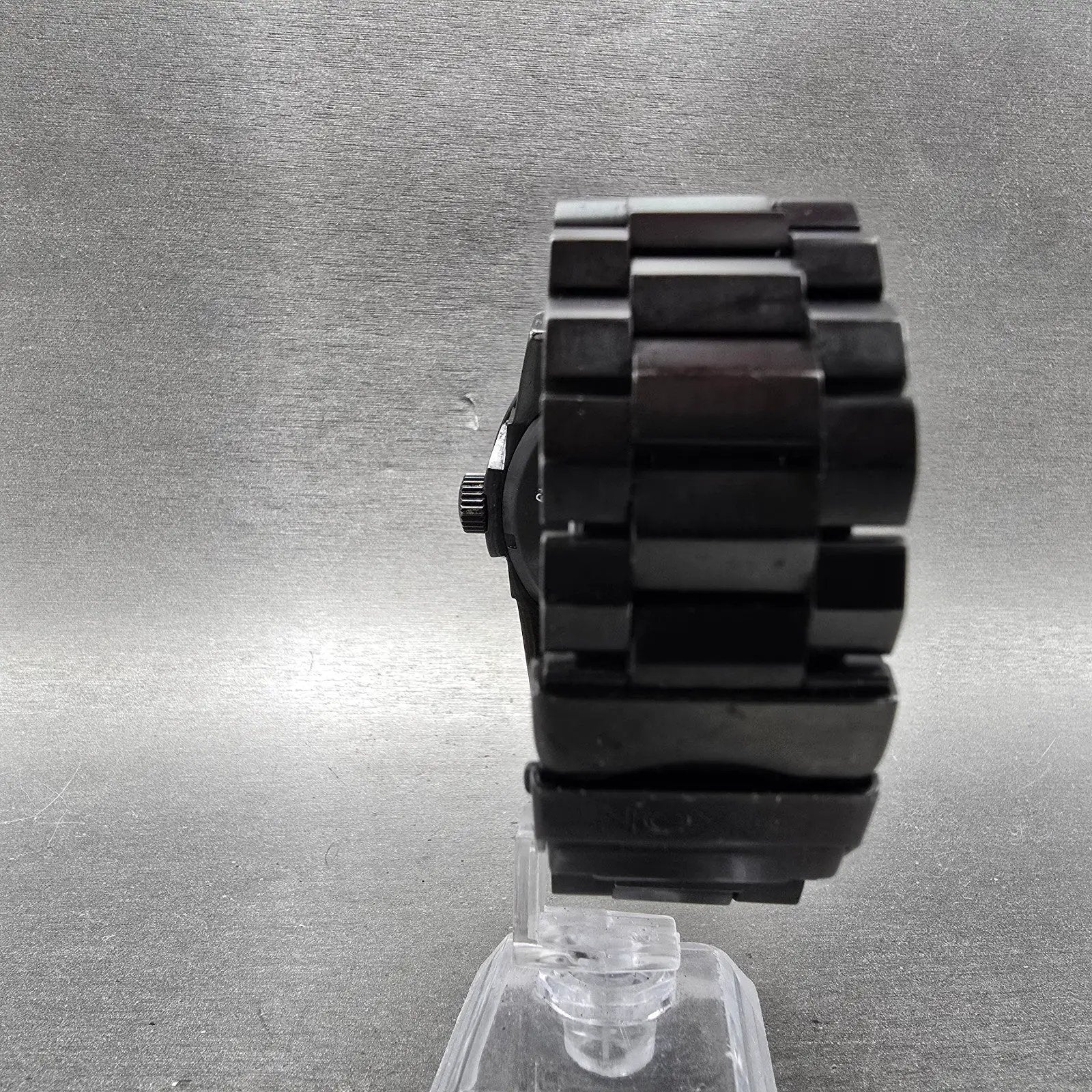 Nixon The Corporal Watch Men 48mm Black Dial Black Tone Round Bracelet new BattP7