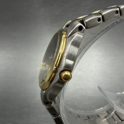 Citizen Watch Women 25mm Blue Dial Two Tone Date Round 1012-S76167 New Battery A2
