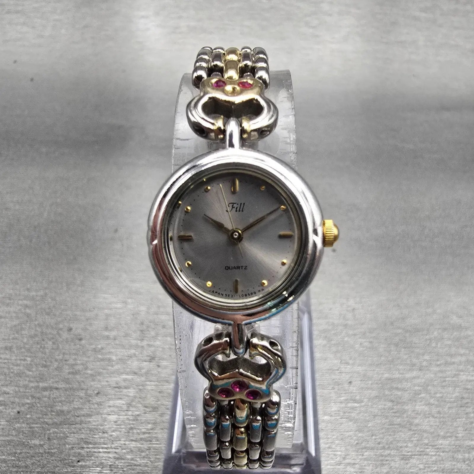 Citizen Vega Fill Watch Women 18mm Silver Dial Silver Round 5E31-L02796 New Batt0