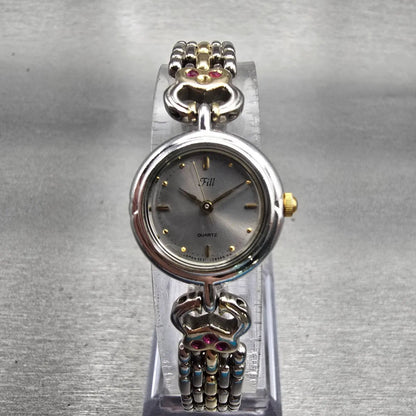 Citizen Vega Fill Watch Women 18mm Silver Dial Silver Round 5E31-L02796 New Batt0