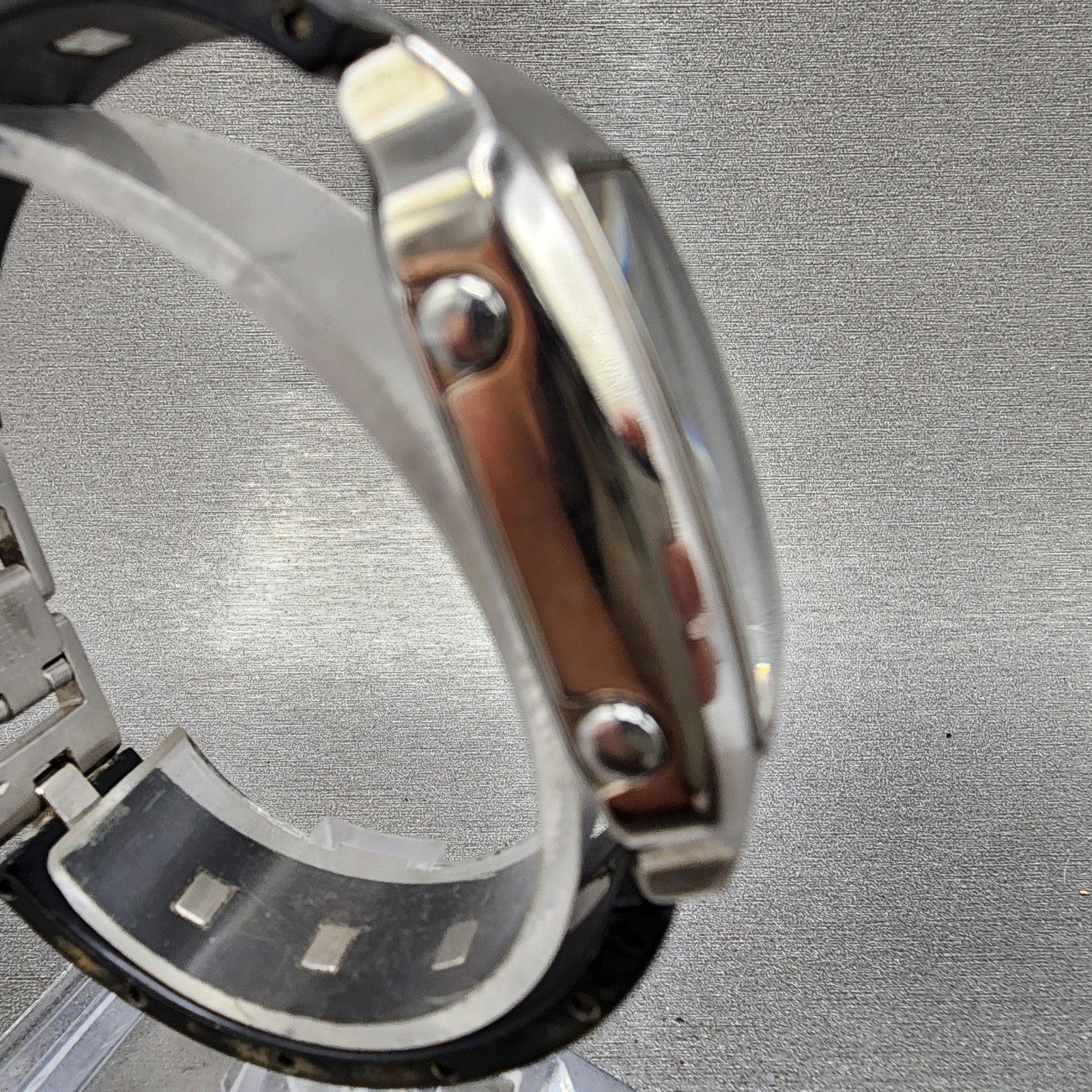 Casio Csterna Watch Women 25mm Digital Silver Tone Rectangle CSN022 New Battery3