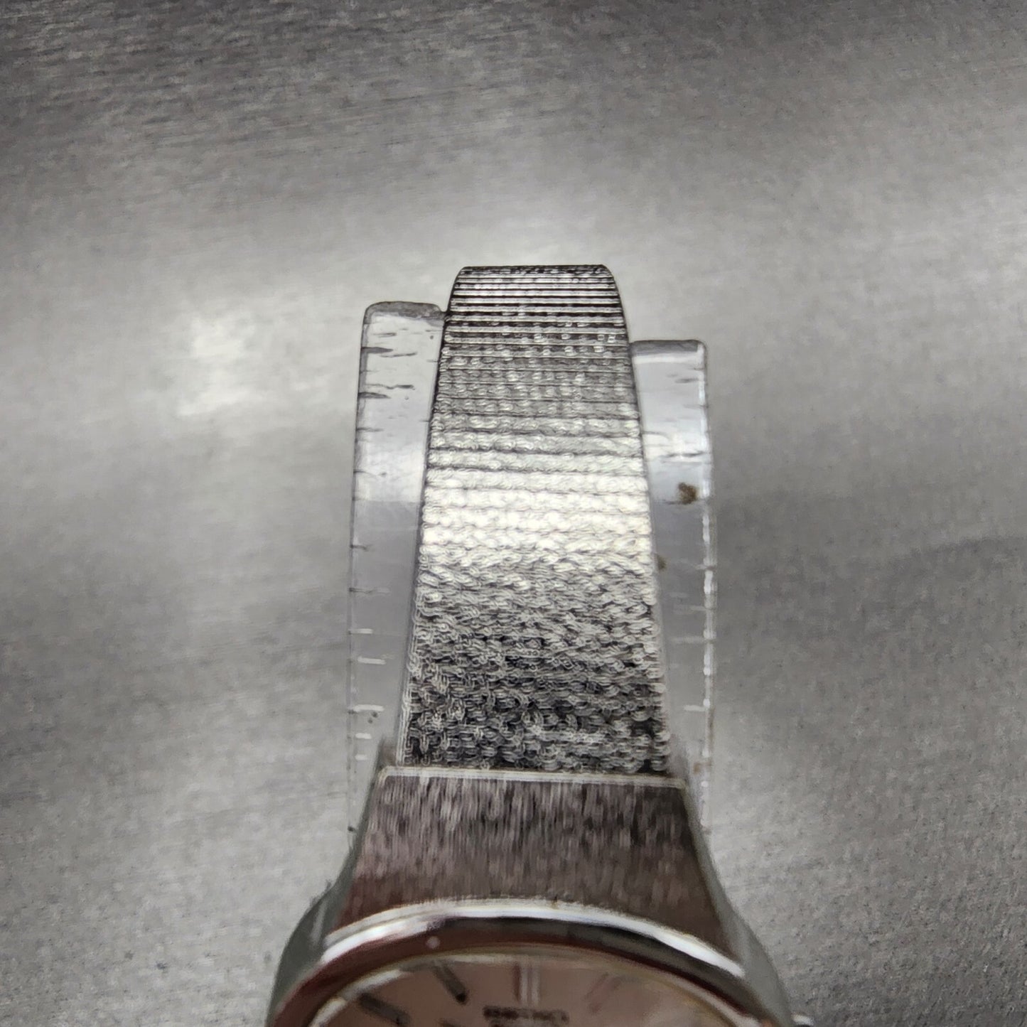 Seiko Watch Women 20mm Silver Dial Silver Tone Oval 23205430 New Battery VTG4