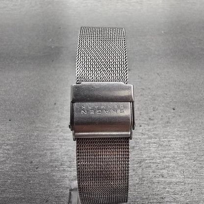 Skagen Watch Women 26mm MOP Dial Silver Tone Gemmed 566XSSS New Battery7