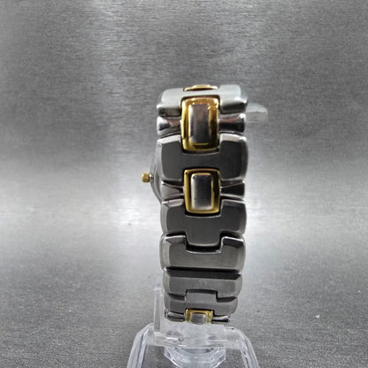 Bulova Accutron Watch Women 26mm MOP Dial Two Tone Diamonds New Batt 28R067