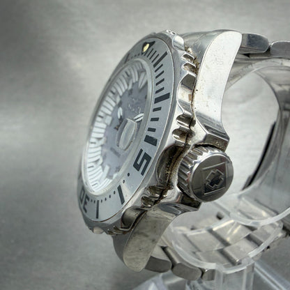 Invicta Automatic Dive Watch Men 45mm MOP Dial Silver Tone Date READ! 17722 Runs2