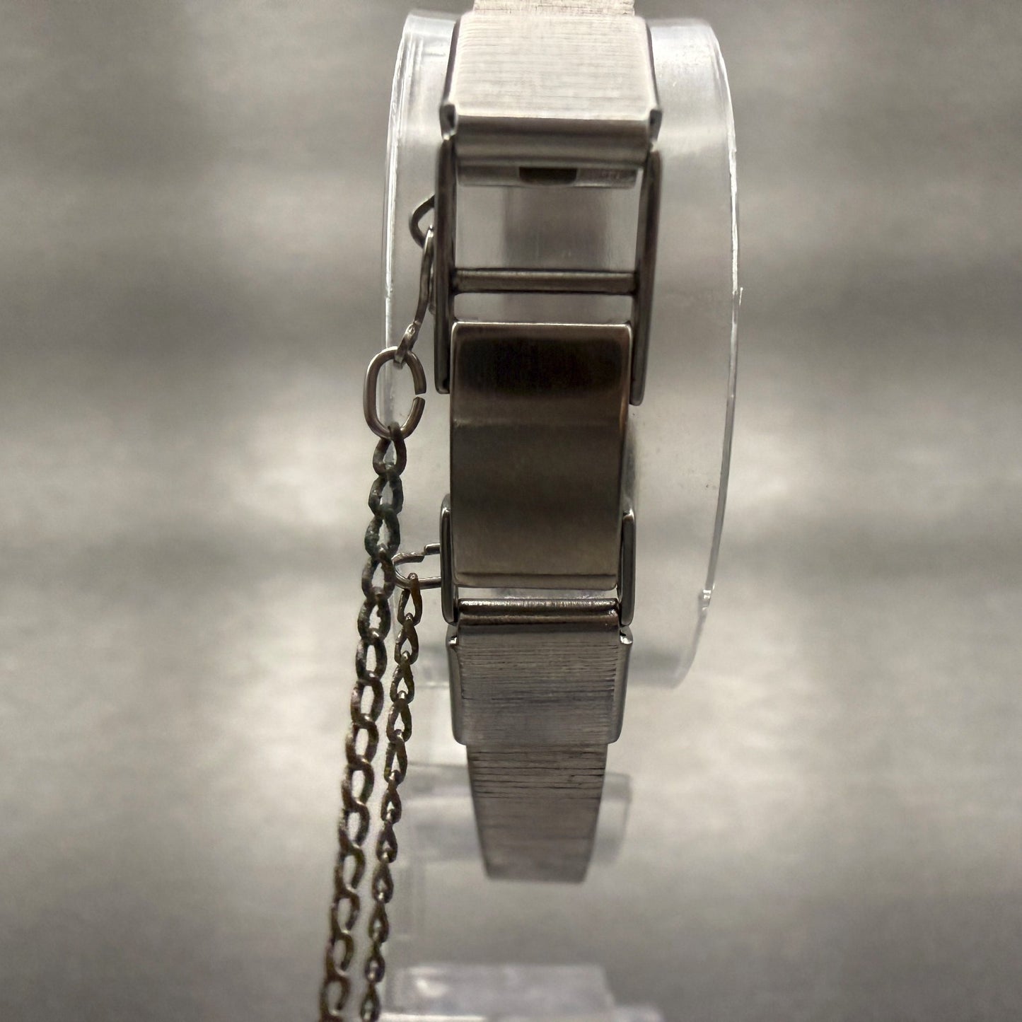 Seiko Watch Women 18mm Blue Dial Silver Tone Hexagon 11-3770 Manual wind Runs7