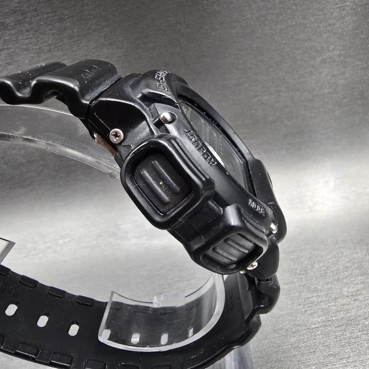 Casio G-Shock DW-9052V Watch Men 48mm Black Chrono Alarm Round READ! New Battery3