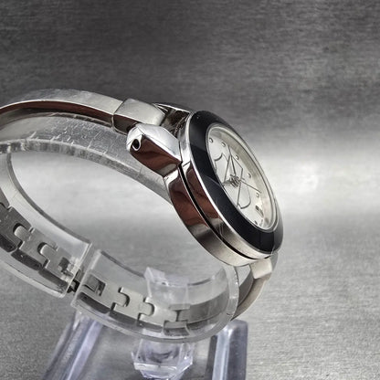 Bulova Harley-Davidson Watch Women 26mm Silver Dial Silver Tone 76L25 New Batt3