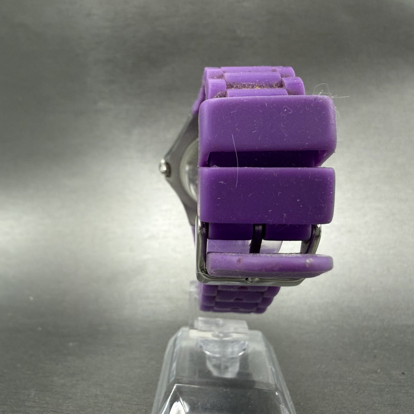 Invicta Angle Watch Women 38mm White Dial Steel Daydate Purple 0702 New battery7