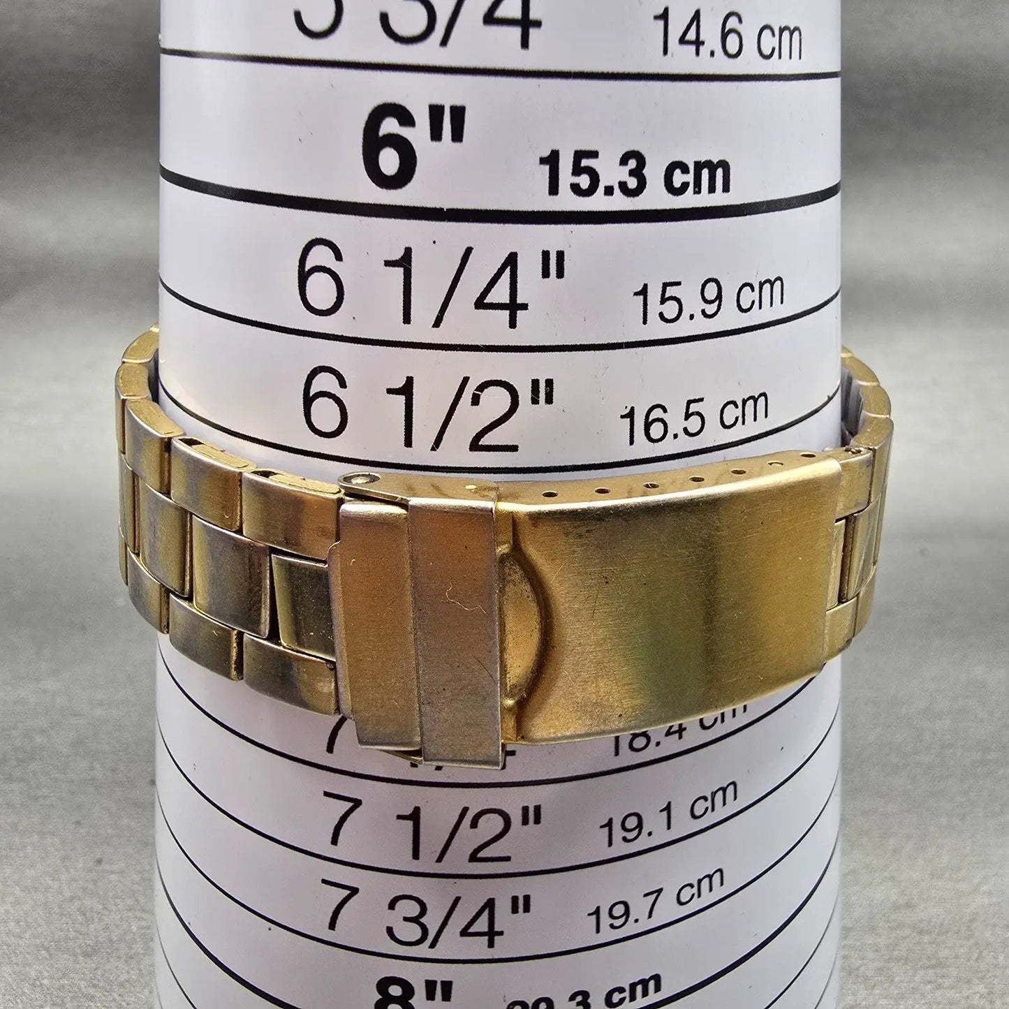 Seiko SQ Watch Men 35mm Gold Dial Gold Tone Daydate Round 5Y23-8029 New Battery9